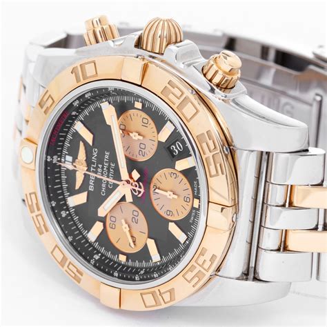 breitling chronomat steel and gold|Breitling Chronomat 44 rose gold.